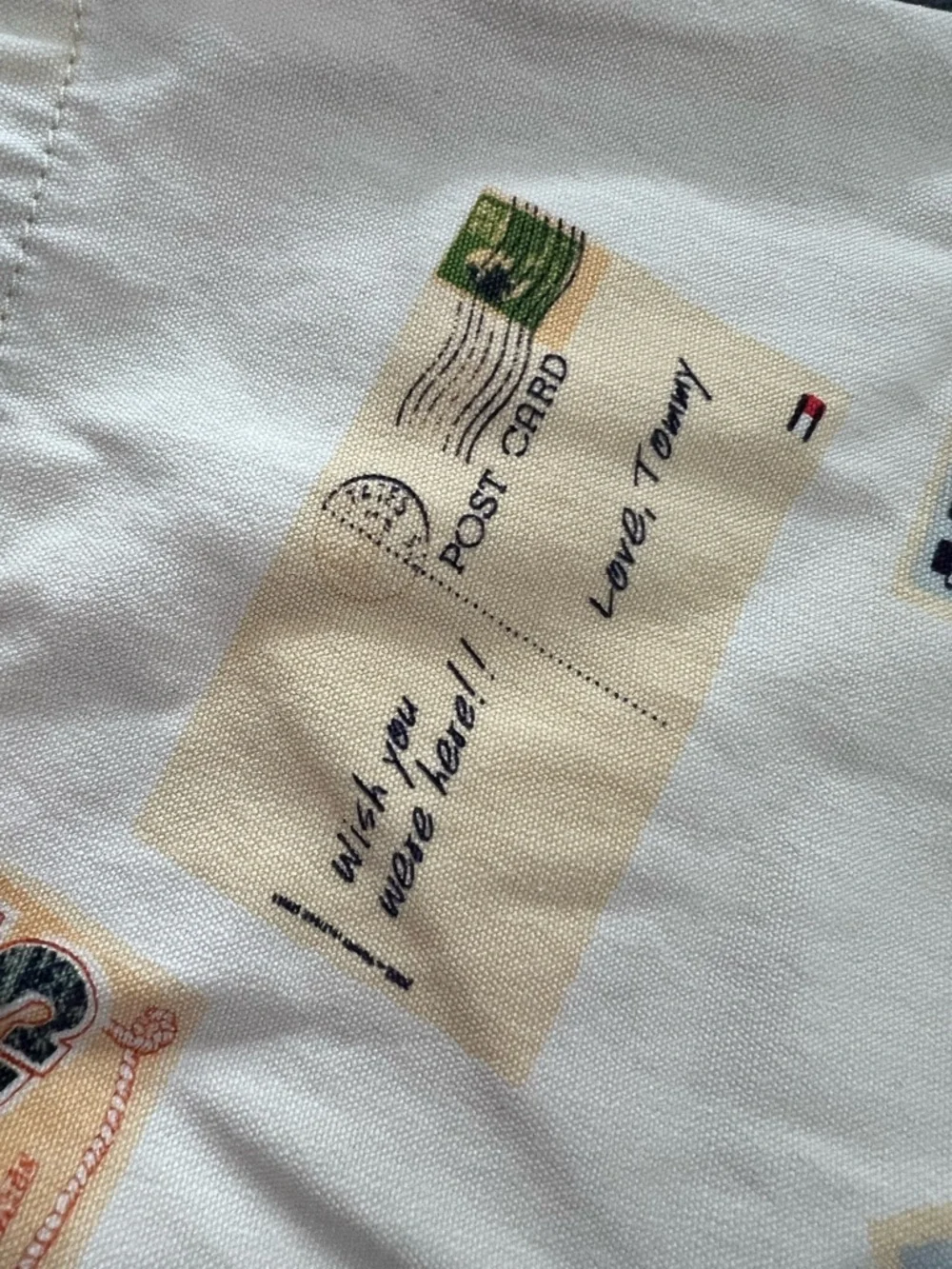 Tommy Hilfiger Postcard Pants Women Jeans Size 12 Travel Crop Texas California